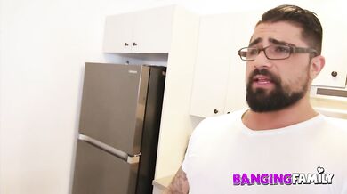 Banging Family - A Sexy Step Mom Fucked by her Step Son in the Kitchen