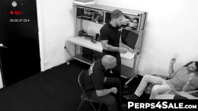 Two sweet perps Nico Nova and Ty Roderick get their holes filled with massive guard c