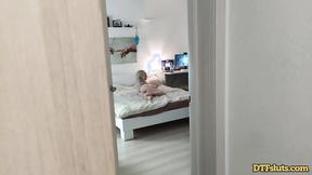 ”My GF gave me a massage & good muff to fuck”