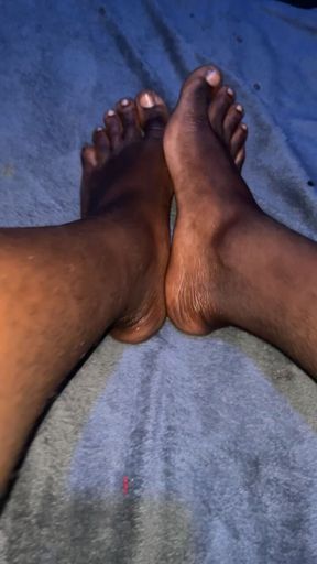 Showing Off My Boy Feet