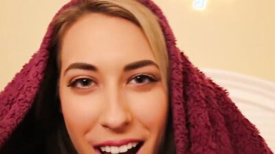 Horny Cuz Kimber Lee Sucks & Fucks Her Hard Cock Cousin!