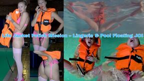 Life Jacket Fetish Mission – Lingerie & Pool Floating JOI - MP4 HD
