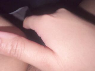 Vaginal sounds after intensive masturbation.