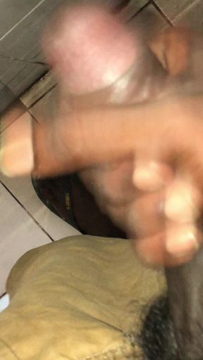 Lankan New Big Dick Cock Handjob in Toilet Master Handjob for Toilet