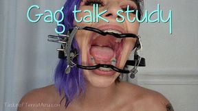 Gag Talk Study - Goddess Fina - HD 720 MP4