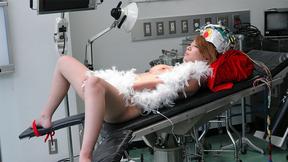 ”Blonde got fucked in the lab until she came”