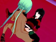 RWBY - Futanari Emerald Fucks Raven 3D Hentai