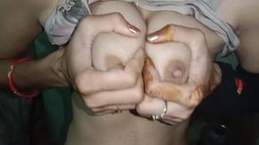 Hot Indian Desi Bhabhi's amazing ass and pussy both fucked, sexy Bhabhi fucked
