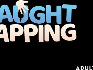 ADULT TIME - Pervy Stepdad SPANKS & BANGS STEPDAUGHTER Aria Lee For Masturbating! SPANISH SUBTITLES