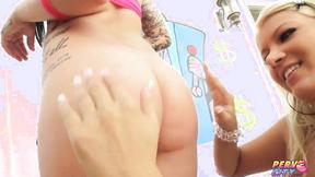 ”Karmen Karma & Charming PAWG Friend go Sloppy Gaggin”