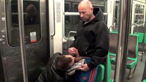 Sucked in the subway in Paris
