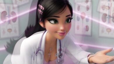 Asian doctor stretches my throbbing cock in tight exam