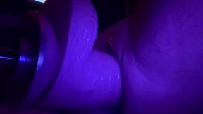Whores bucket cunt machine fucked with humongous dildo