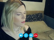 Naughty Trans Stepsis Leaves Webcam On For Me - Jessica Bloom