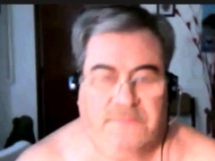 hot argentinian grandpa wanking and cumming