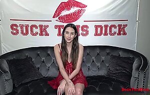 Hot puerto rican natalia nix sucks this dick
