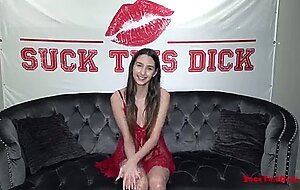 Hot puerto rican natalia nix sucks this dick