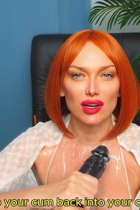 JOI with Big Black Dildo Watch Me Stroke It &amp; Follow My Instructions