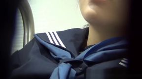 Uniformed teen 18+ asian rubs