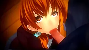 Curvy Hentai Babe Transitions from Blowjob to Wild Cunny Ride