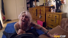 Fake Cop - Tallulah Tease Inked up and Fucked Deep in the Ass