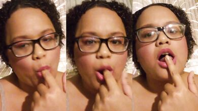 Asian Ebony Tease Got Her Purpose Licked Fingers