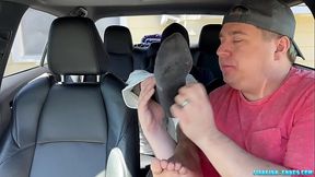 Shy Eddy Goes To A Snyft Ride With Matt To Get Foot Worship