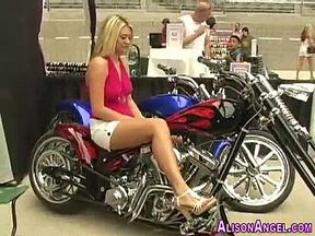 Teen shows off big tits