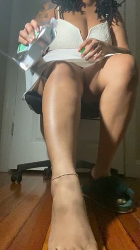 Financial Control & Leg Worship