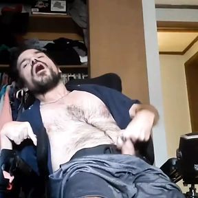 Kevy 69&#039;s Sexy Wheelchair Man Orgasm compilation vol.1