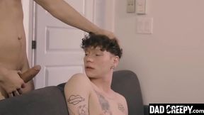 StepSon Seduces Step Dad in Intense Bareback Anal Scene – Old–vs–Young 18+ Taboo Action
