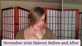 November 2025 Haircut Before and After