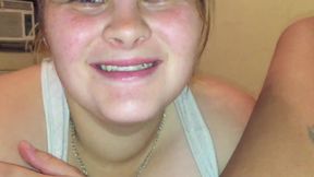 Horny Stepmommy Sucking Hard Dick & Swallowing Every Drop of Cum