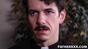 Priest Jonah Wheeler cleanses immoral sins with cum