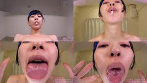 Meru Adachi - Smell of Her Erotic Tongue and Spit Part 1 - MOV