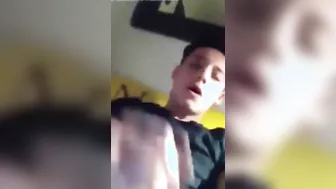 Twink Amateur Jerks Off and Cums Hard After School