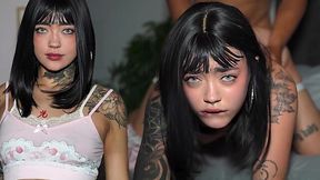 Mexican Goth Slut Gets Her Pussy Pounded in Intense Therapy Fuck Session