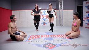 charlotte cross vs jake adams mixed wrestling