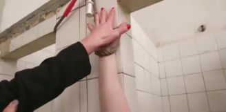 Anal slave used and in rough Group fuck