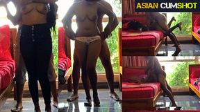 Dirty Sri Lankan Duo Slinging Hard Sex in Hotel Room XXX.