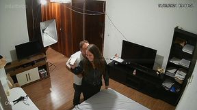 festinha com duas amigas flagradas pela camera de seguranca