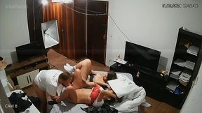 festinha com duas amigas flagradas pela camera de seguranca