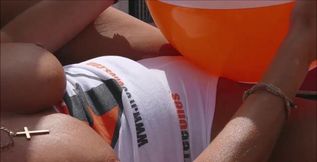 Masturbating outdoors with a bouncing ball, i rub off and finger fuck in freeones free swag