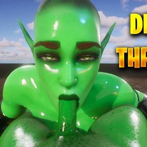 SWEET BLOWJOB INTENSE DEEP THROAT (Wild Life) 3D HENTAI GAME