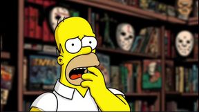 Halloween Special Cartoon. Alien: Homer