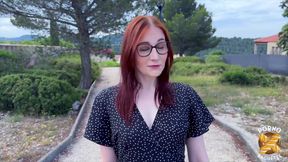Lavyana, Gorgeous Redhead, Wants Two Dicks to Bang Her