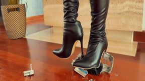 Crush your favorite car with heels MOV