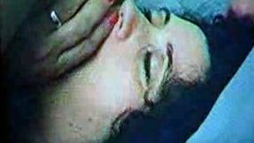 Hot retro homemade video of  my mother-in-law giving some head