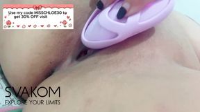 Trying Out My New Toy Emma Neo 2 From Svakom!! This Small but Feels Fucking Great!