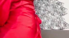 ”#fat #robe #redrobe #prettywoman #brunette #dancing #twerking”